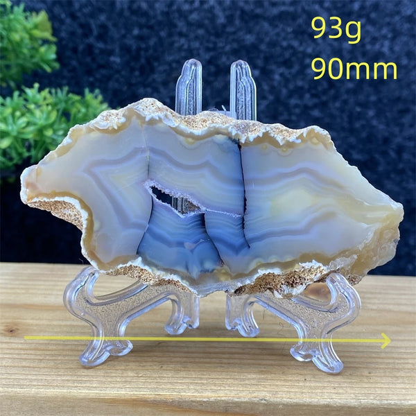 White Agate Geode Slices-ToShay.org