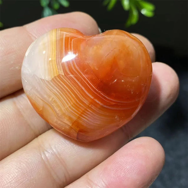 Orange Carnelian Heart-ToShay.org