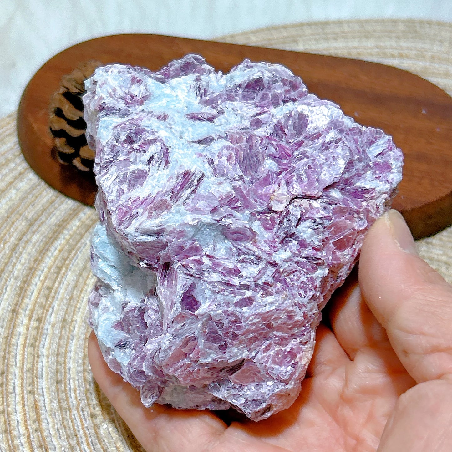 Purple Lepidolite Raw Stone-ToShay.org