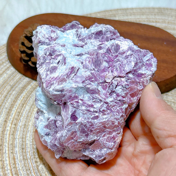 Purple Lepidolite Raw Stone-ToShay.org