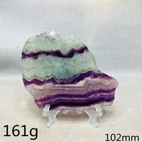 Purple Fluorite Rainbow Slice-ToShay.org