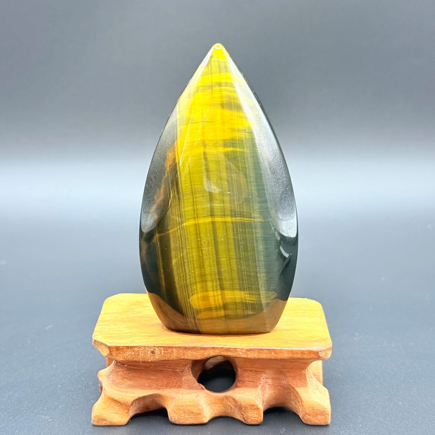 Blue Tiger Eye Stone Torch-ToShay.org