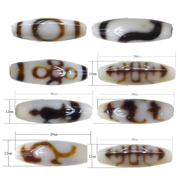 Tibetan Agate Dzi Beads-ToShay.org