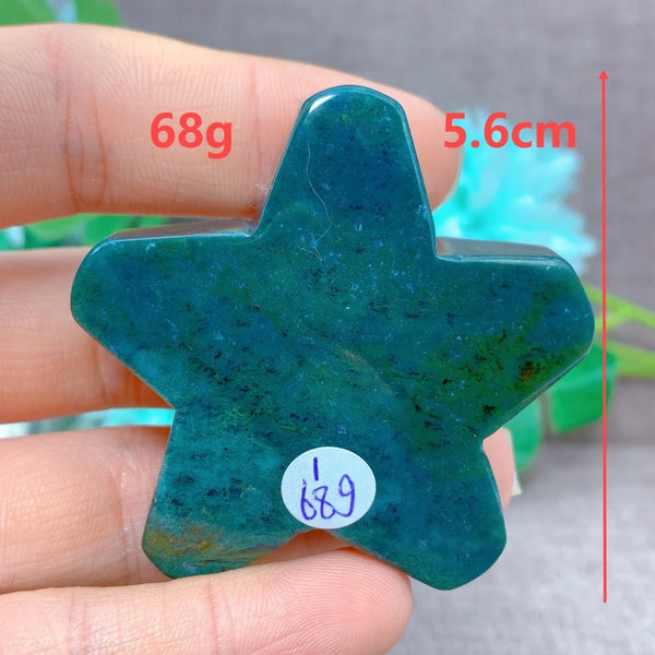 Green Moss Agate Star-ToShay.org
