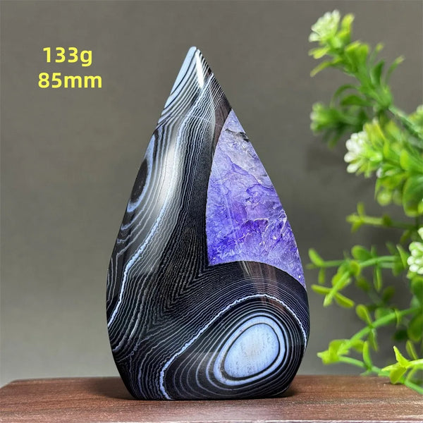 Purple Agate Torch-ToShay.org