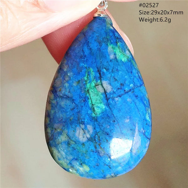 Blue Azulite Pendant-ToShay.org