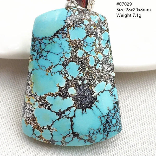Blue Turquoise Pendant-ToShay.org