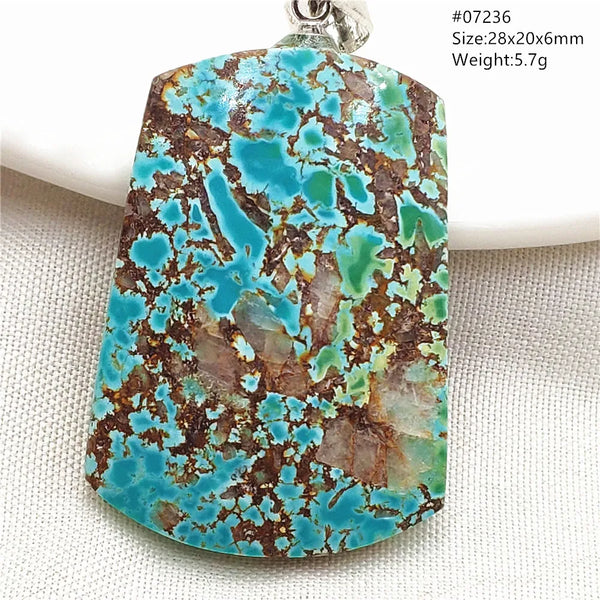 Blue Turquoise Pendant-ToShay.org