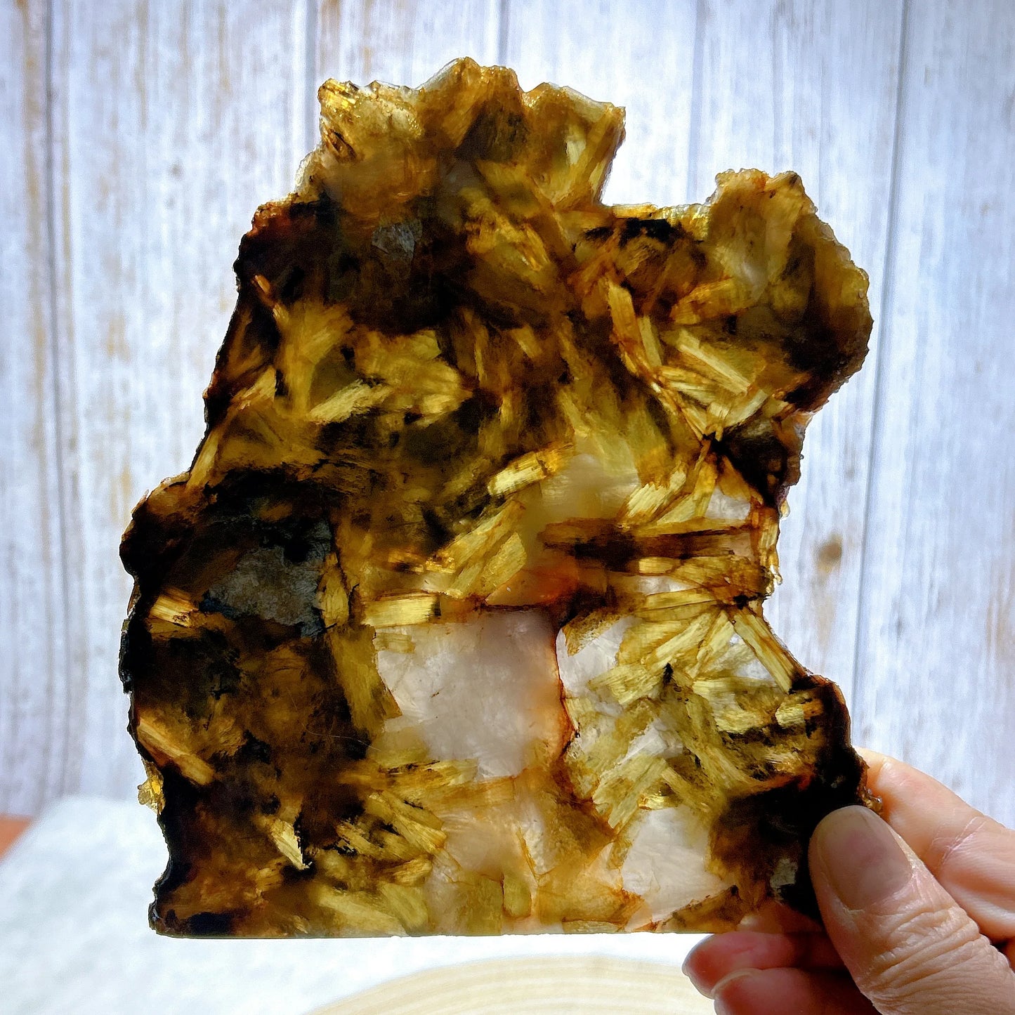 Gold Flash Phlogopite Mica Stone-ToShay.org