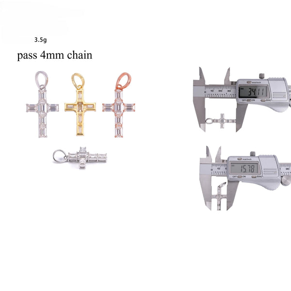 Gold Diamond Cross Pendant-ToShay.org