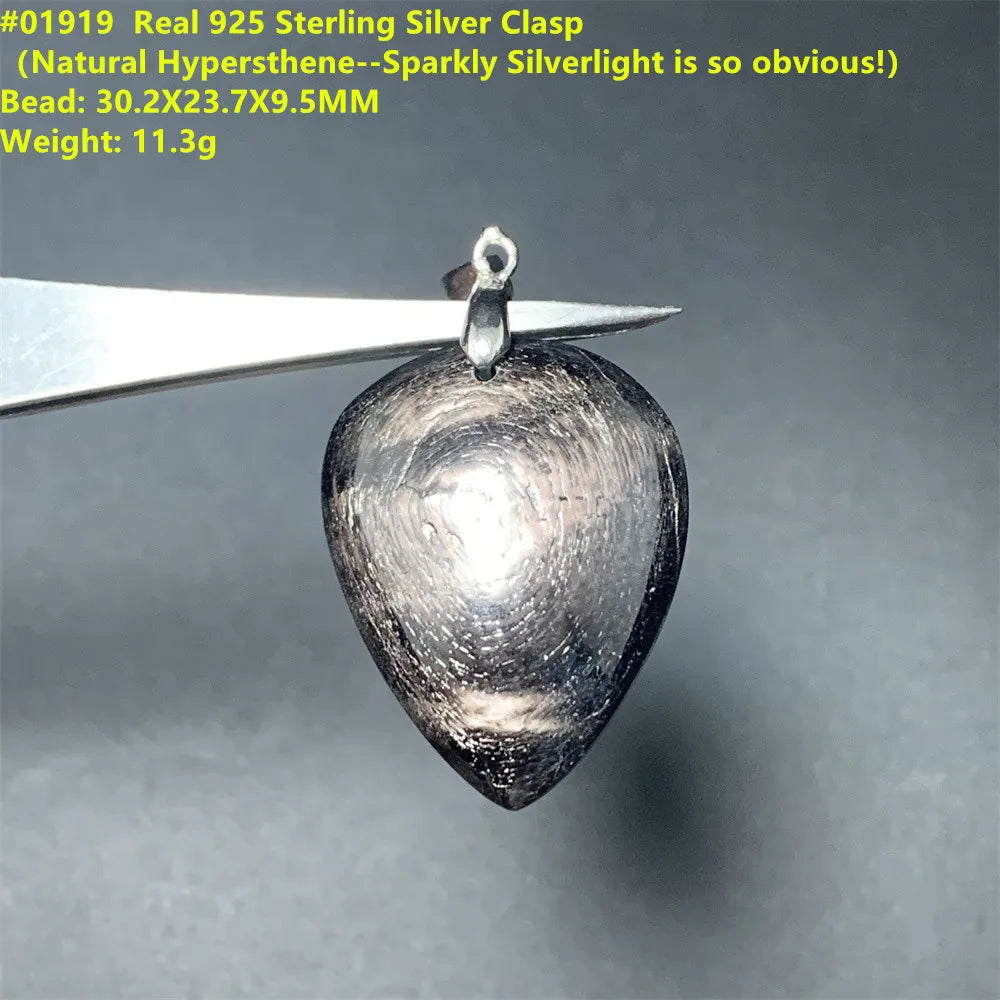 Black Hypersthene Pendant-ToShay.org