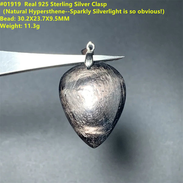 Black Hypersthene Pendant-ToShay.org