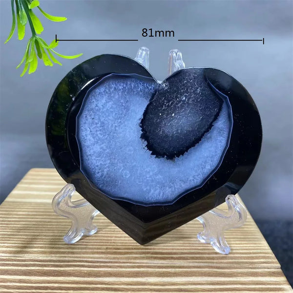 Black Agate Heart-ToShay.org