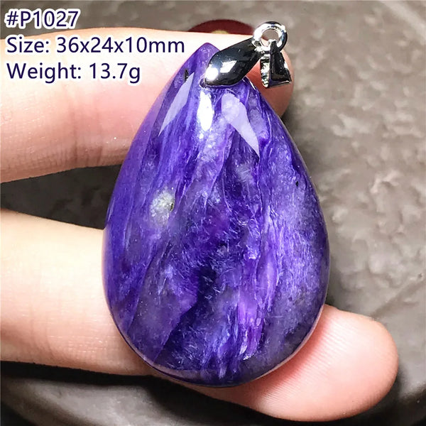 Purple Charoite Pendant-ToShay.org