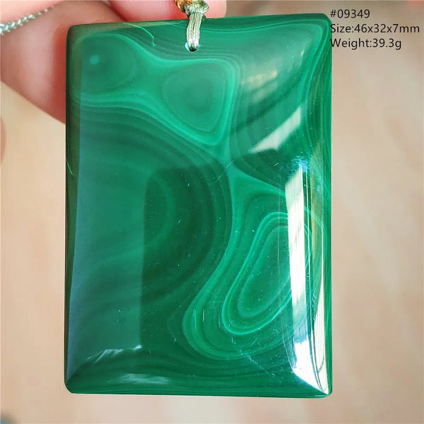 Green Malachite Chrysocolla Pendant-ToShay.org