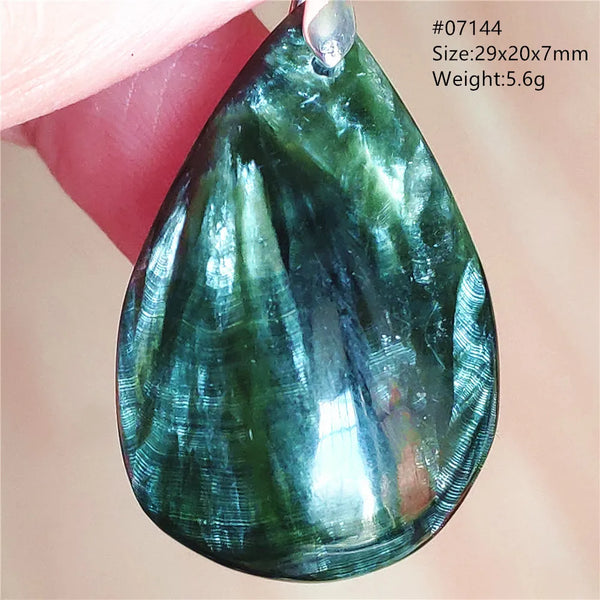 Green Seraphinite Pendant-ToShay.org