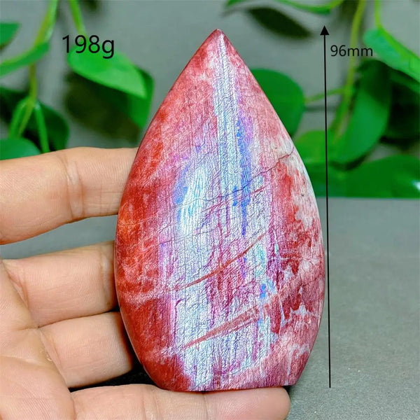 Red Moonstone Crystal Flame-ToShay.org