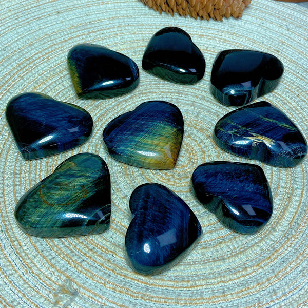 Blue Tiger Eye Heart-ToShay.org