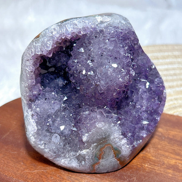 Purple Amethyst Druzy Crystal-ToShay.org
