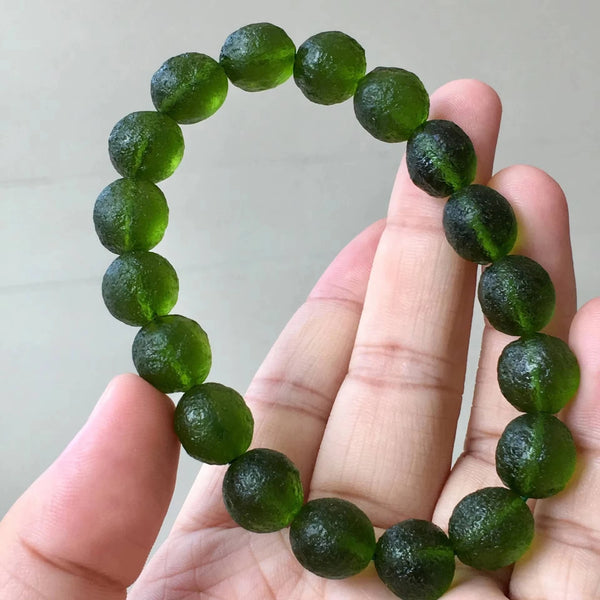 Green Czech Moldavite Meteorite-ToShay.org