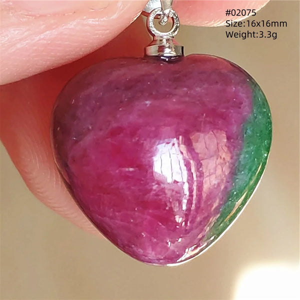 Red Ruby Zoisite Pendant-ToShay.org