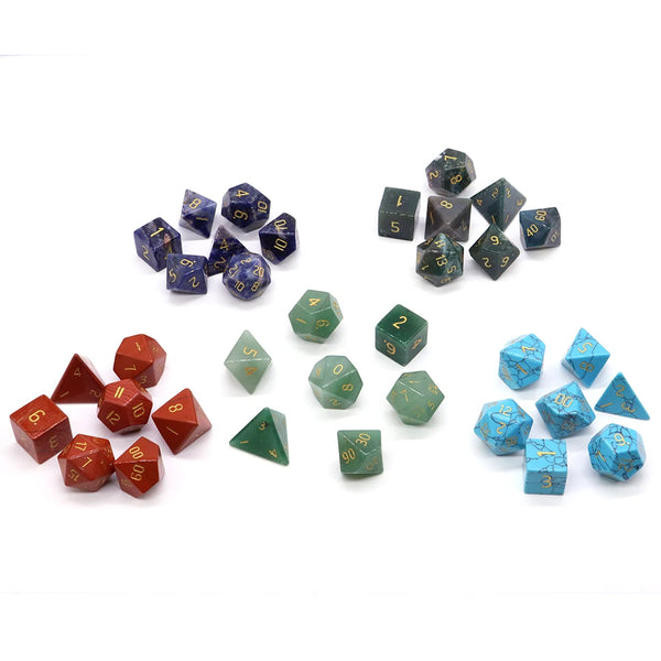 Crystal Platonic Solid Dice-ToShay.org