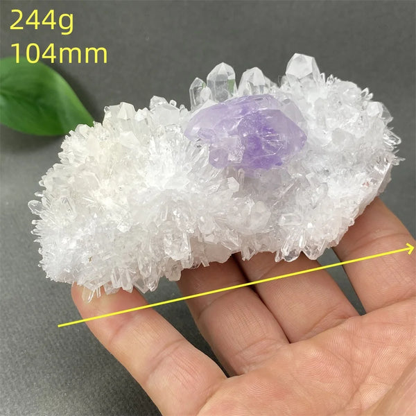 White Crystal Amethyst Quartz-ToShay.org