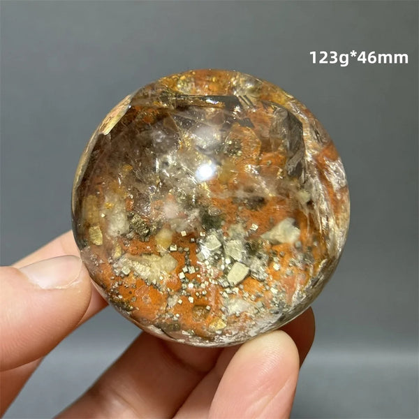 Yellow Chalcopyrite Crystal Ball-ToShay.org