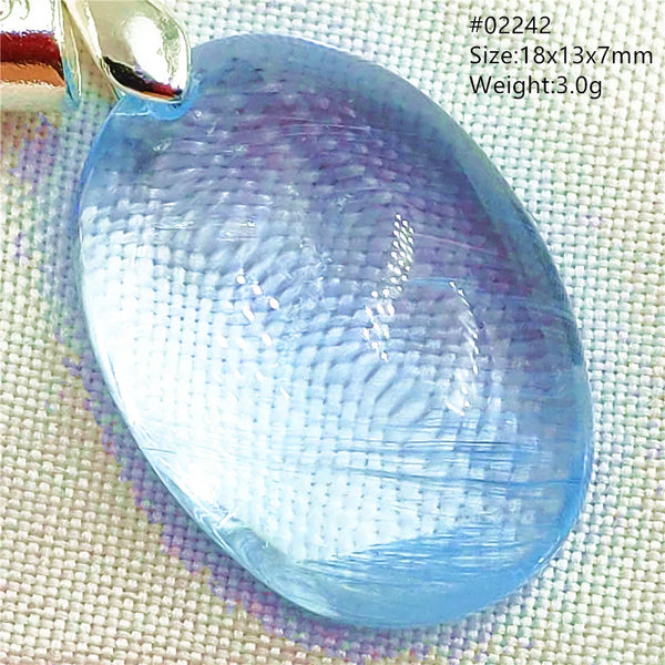 Blue Topaz Crystal Pendant-ToShay.org