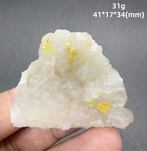 Yellow Barite Mineral Quartz-ToShay.org