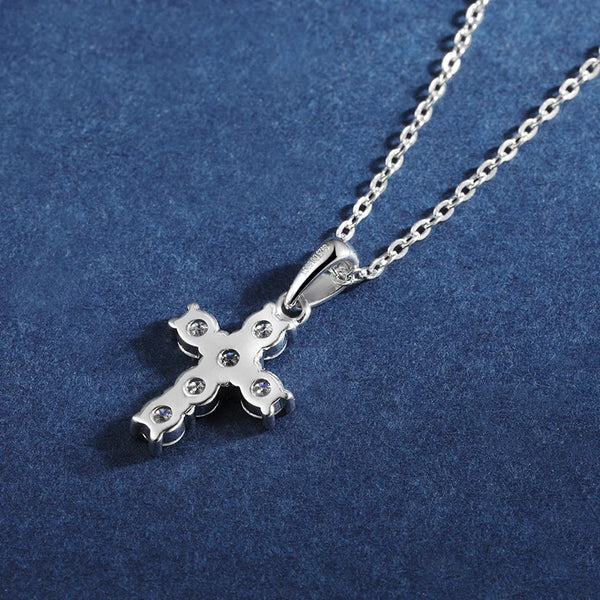 Gold Cross Pendant Necklace-ToShay.org
