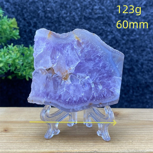White Agate Geode Slices-ToShay.org