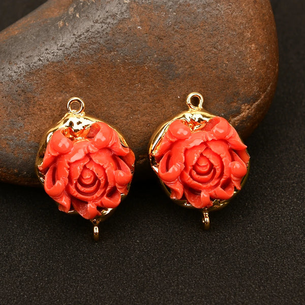 Orange Red Coral Flower-ToShay.org