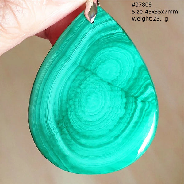 Green Malachite Chrysocolla Pendant-ToShay.org