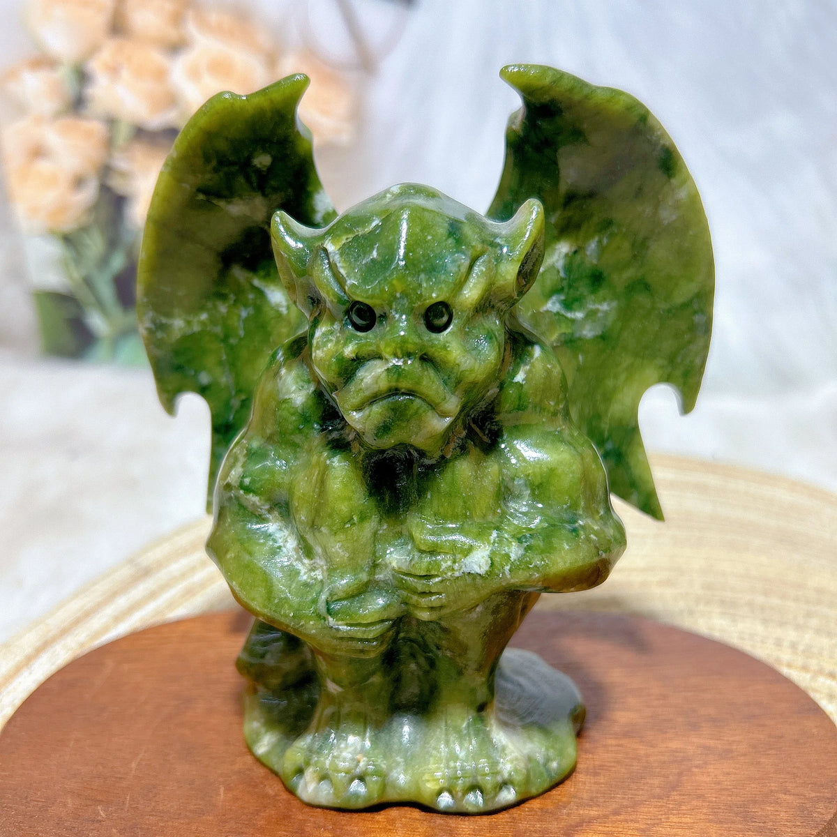 Green Jasper Gargoyle-ToShay.org