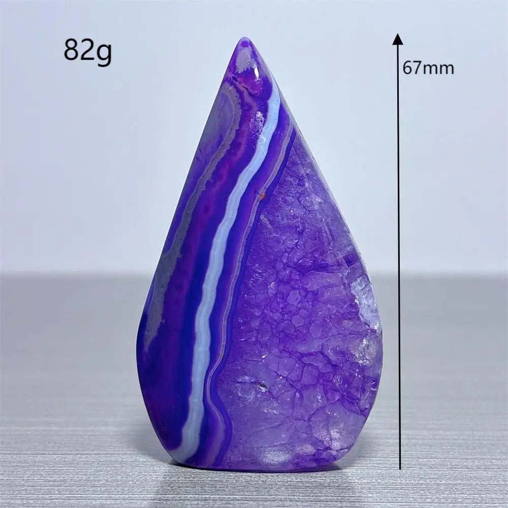 Violet Agate Torch-ToShay.org