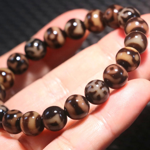 Tibetan Agate Dzi Bracelet-ToShay.org