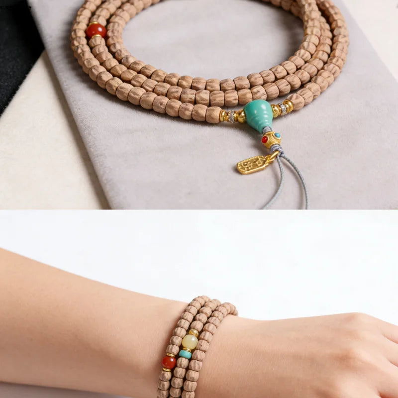 Brown Passion Seed Prayer Beads-ToShay.org