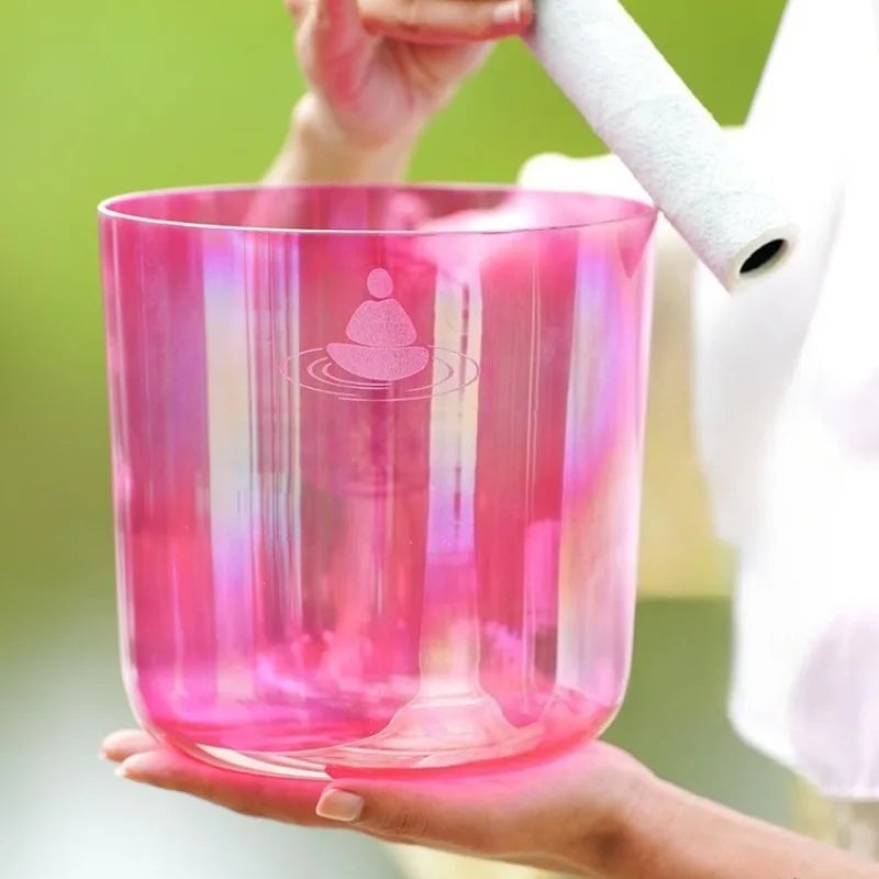 Pink Crystal Singing Bowl-ToShay.org