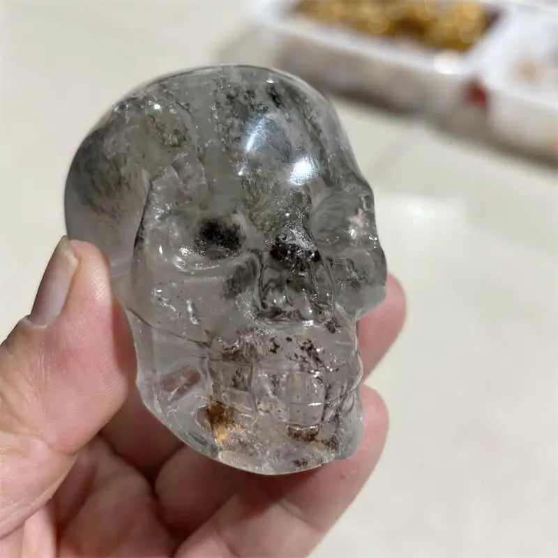 Clear Garden Quartz Skull-ToShay.org