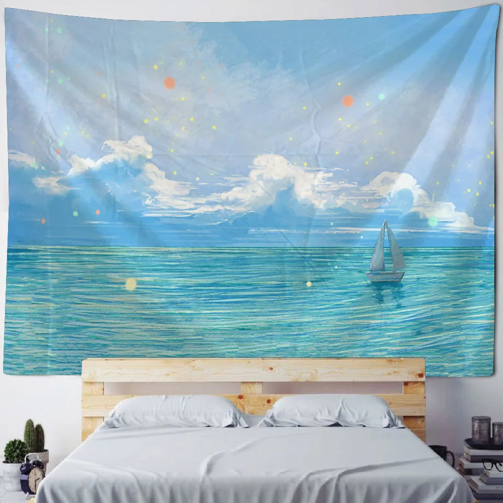 Cloudy Sky Tapestry-ToShay.org