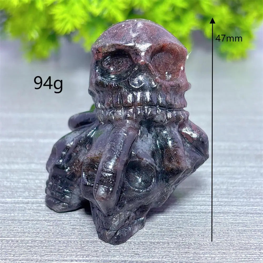 Red Garnet Skulls-ToShay.org