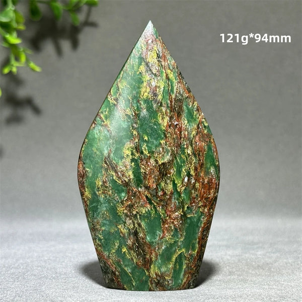 Green Emerald Agate Torch-ToShay.org