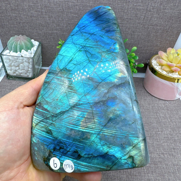 Blue Labradorite Crystal-ToShay.org
