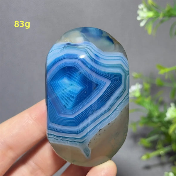 Blue Sapphire Striped Agate-ToShay.org