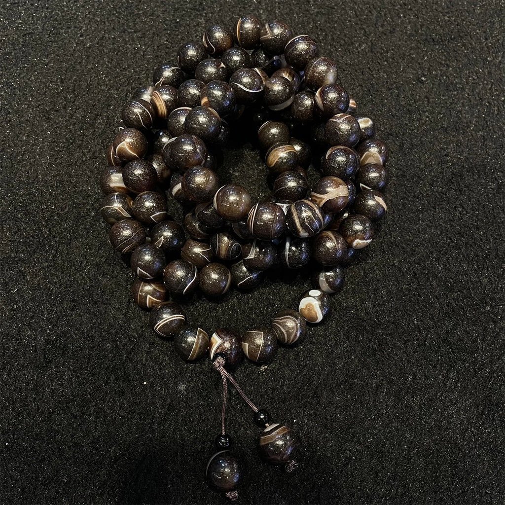 Black Agate Buddha Beads-ToShay.org