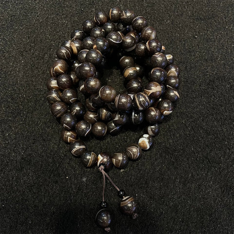 Black Agate Buddha Beads-ToShay.org