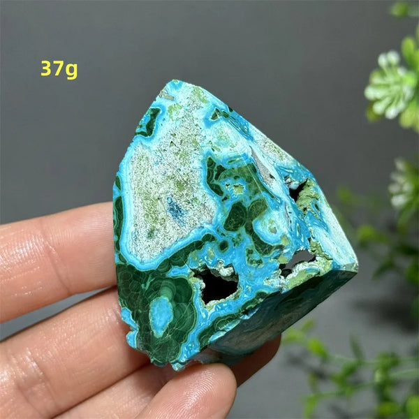 Green Peacock Rough Stone-ToShay.org