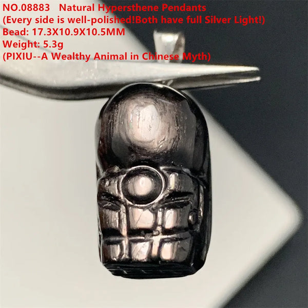 Black Hypersthene Pendant-ToShay.org