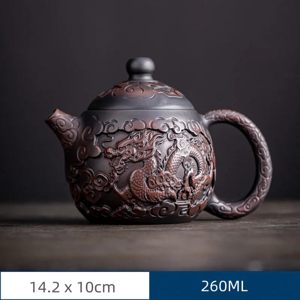 Dragon Clay Teapot-ToShay.org